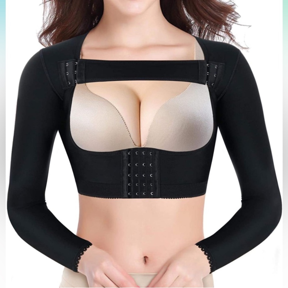 Upper Arm Shaper Post Surgical Slimmer Compression Sleeves Posture Corrector Sm